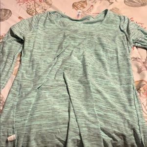 Heathered blue long sleeve